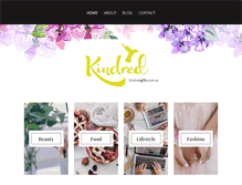 Tablet Screenshot of kindredgifts.com.au